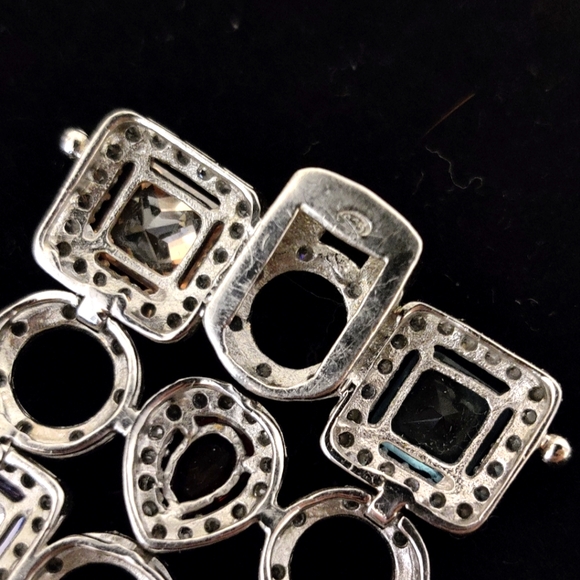 Dazzling Sterling Silver 925 Gemstones Bracelet - Picture 8 of 16